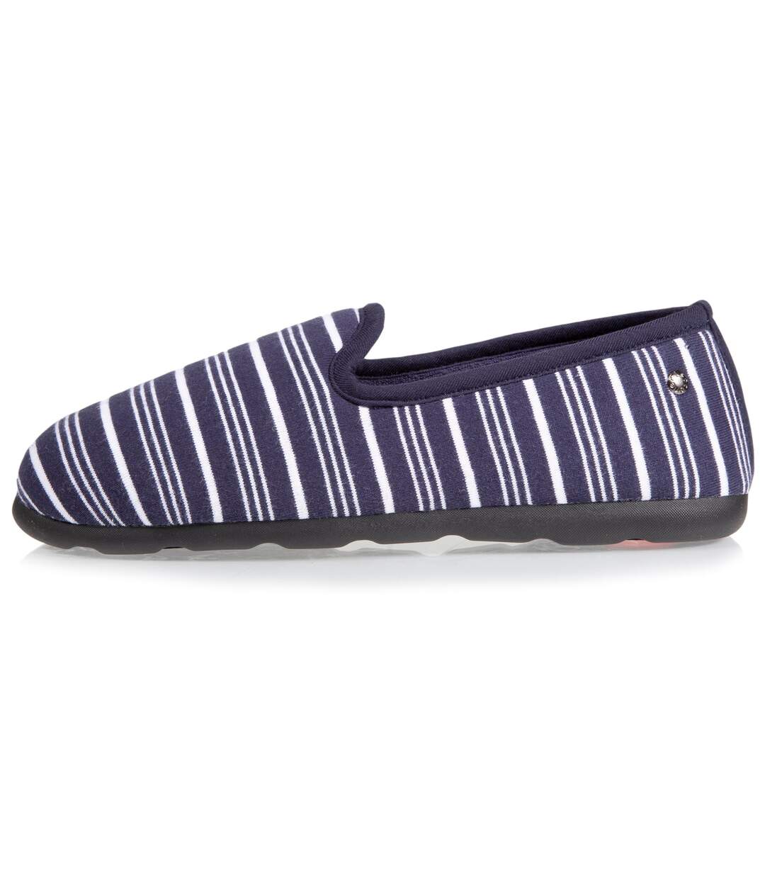 Isotoner Chaussons Charentaises femme très confortables, en jersey bio-3
