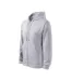 Mens Trendy Fitted Hoodie Light Grey Malfini-3