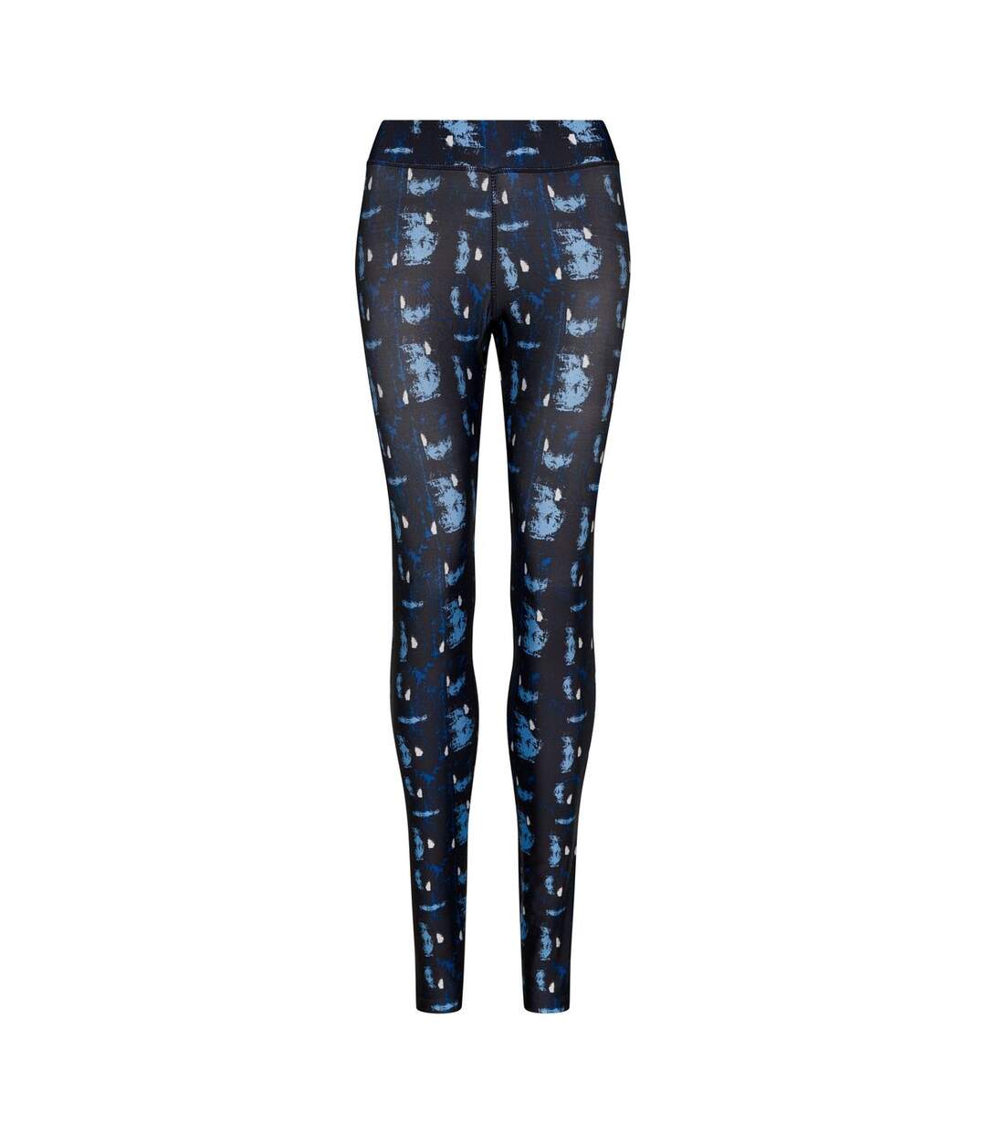 Legging imprimé femme - JC077 - bleu abstract-1