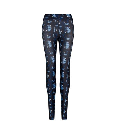 Legging imprimé femme - JC077 - bleu abstract