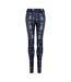 Legging imprimé femme - JC077 - bleu abstract