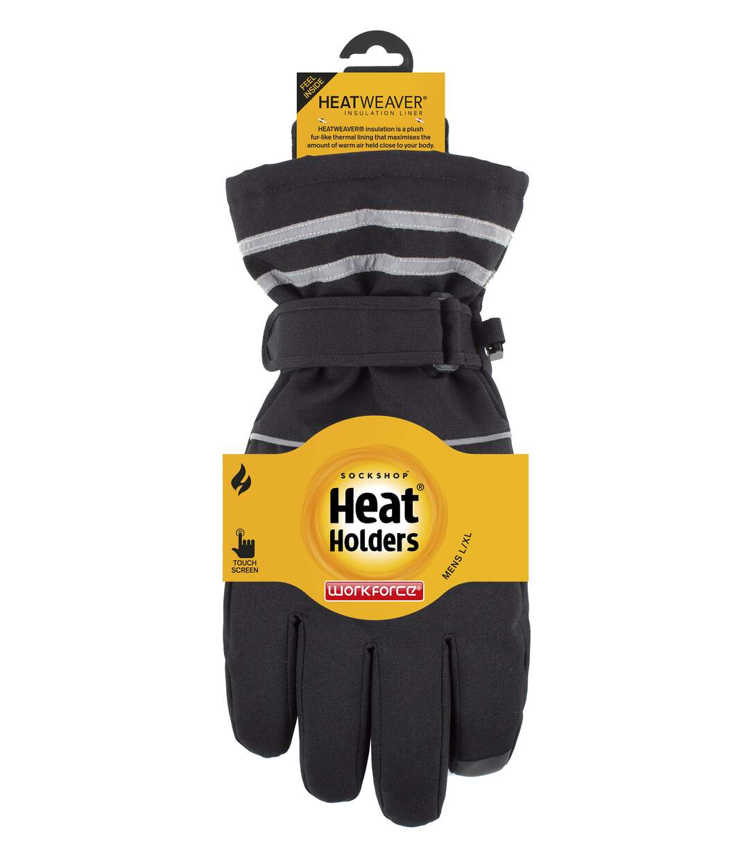 Gants de Haute Visibilité Travail Impermeable S/M-2