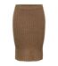 Womens/ladies Cava Ribbed Pencil Skirt Fossil Pieces-2