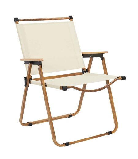 Chaise de Camping Pliable Mariposa 77cm Beige