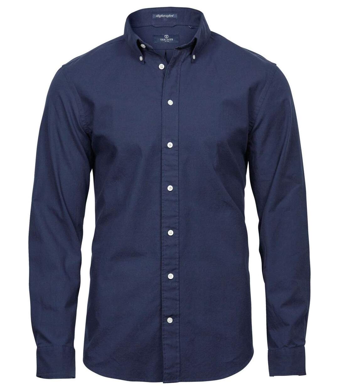 Chemise homme Oxford - 4000 - bleu marine - manches longues