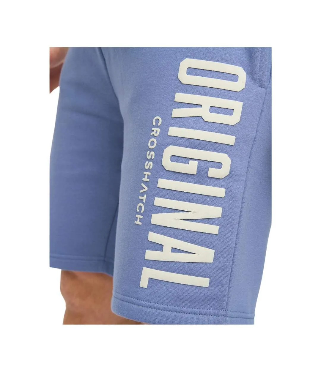 Mens Kensby Shorts Blue Crosshatch-4