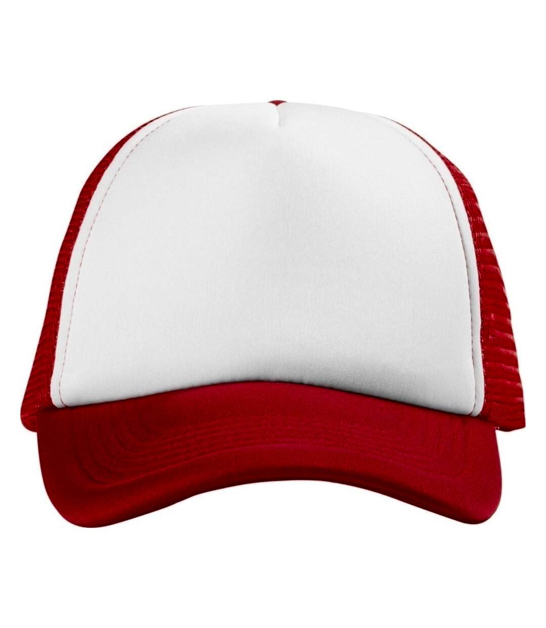 Trucker casquette 5 panels rouge/blanc Bullet-2