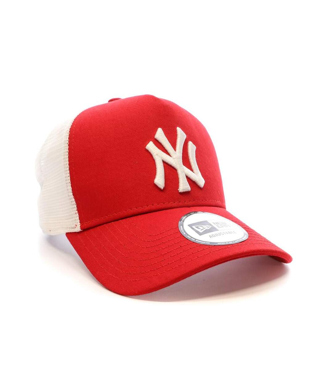 Casquette Blanche/Rouge Homme New Era Clean Trucker 2 Neyyan Scawhi - OSFA-2