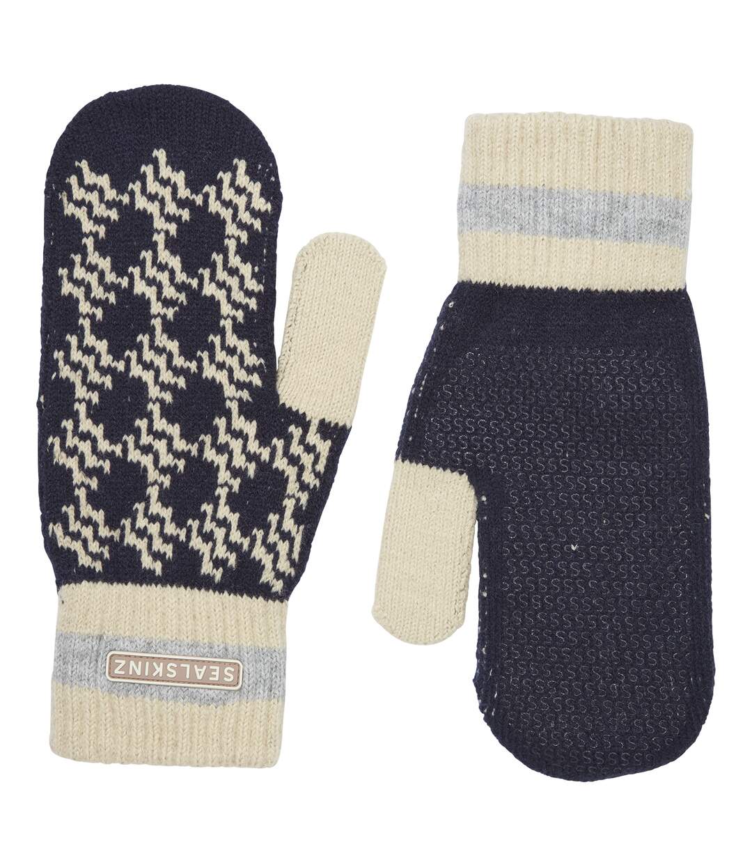 Waterproof Bobble Hat with Knitted Mitten For Men and Women-3