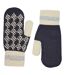 Waterproof Bobble Hat with Knitted Mitten For Men and Women-3