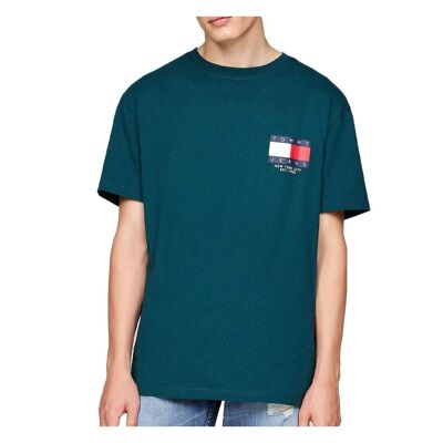 T-shirt Bleu Homme Tommy Hilfiger Sig - 3XL