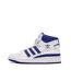 Basket blanc/bleu homme adidas forum mid-1