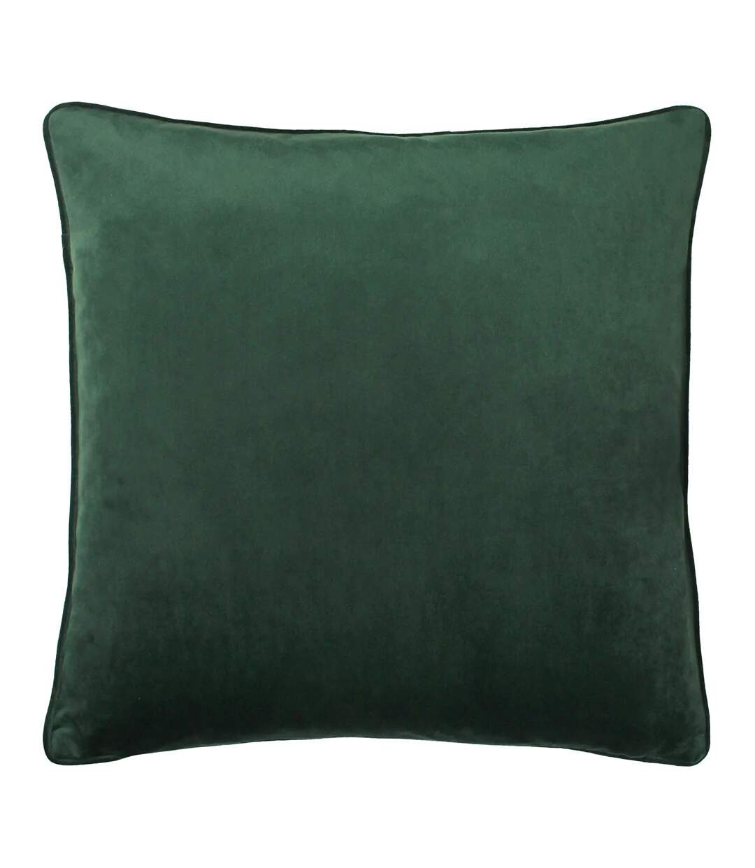 Wisteria velvet square cushion cover one size emerald green Furn