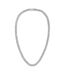 Mens Ion Plated Necklace One Size Silver Boss-1