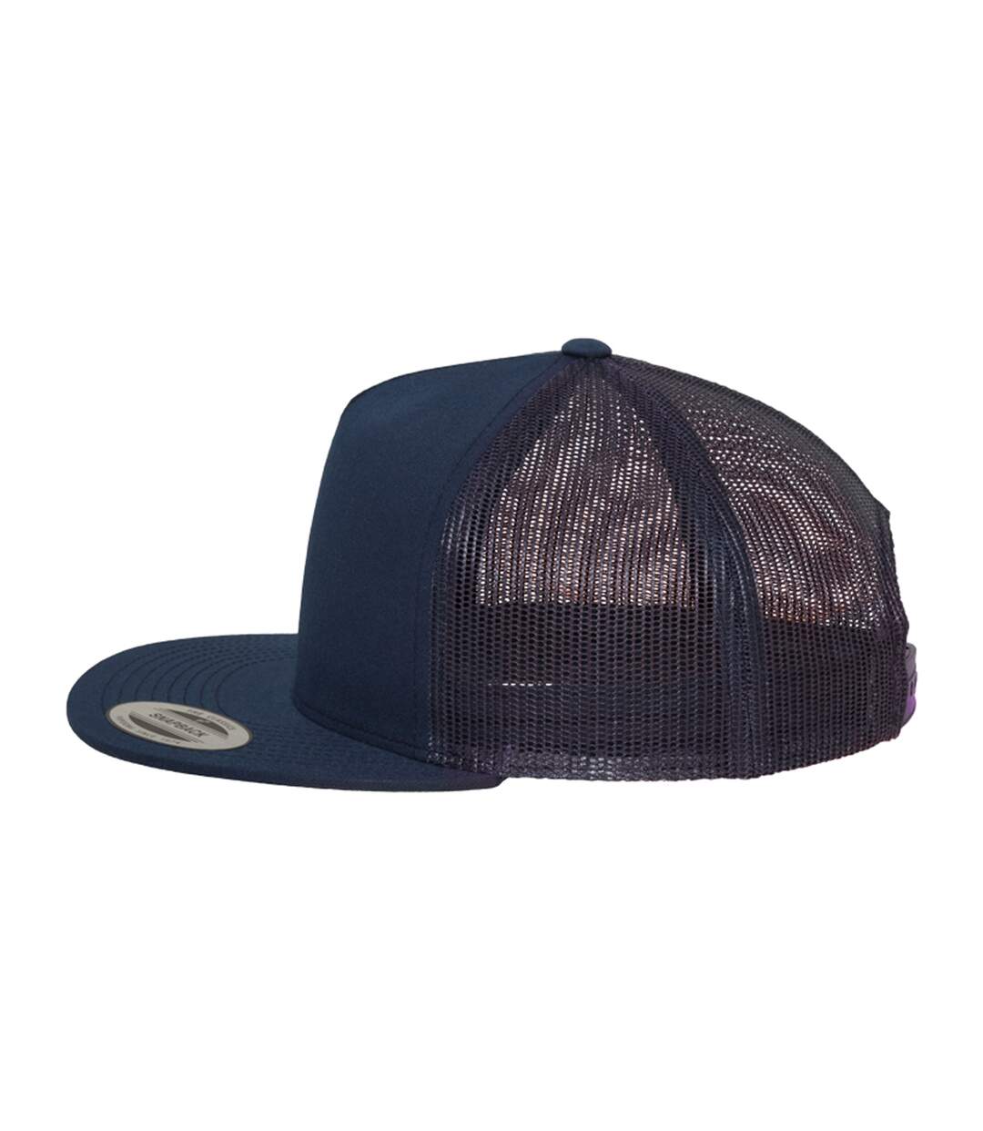 Casquette trucker flexfit classic bleu marine Yupoong-3