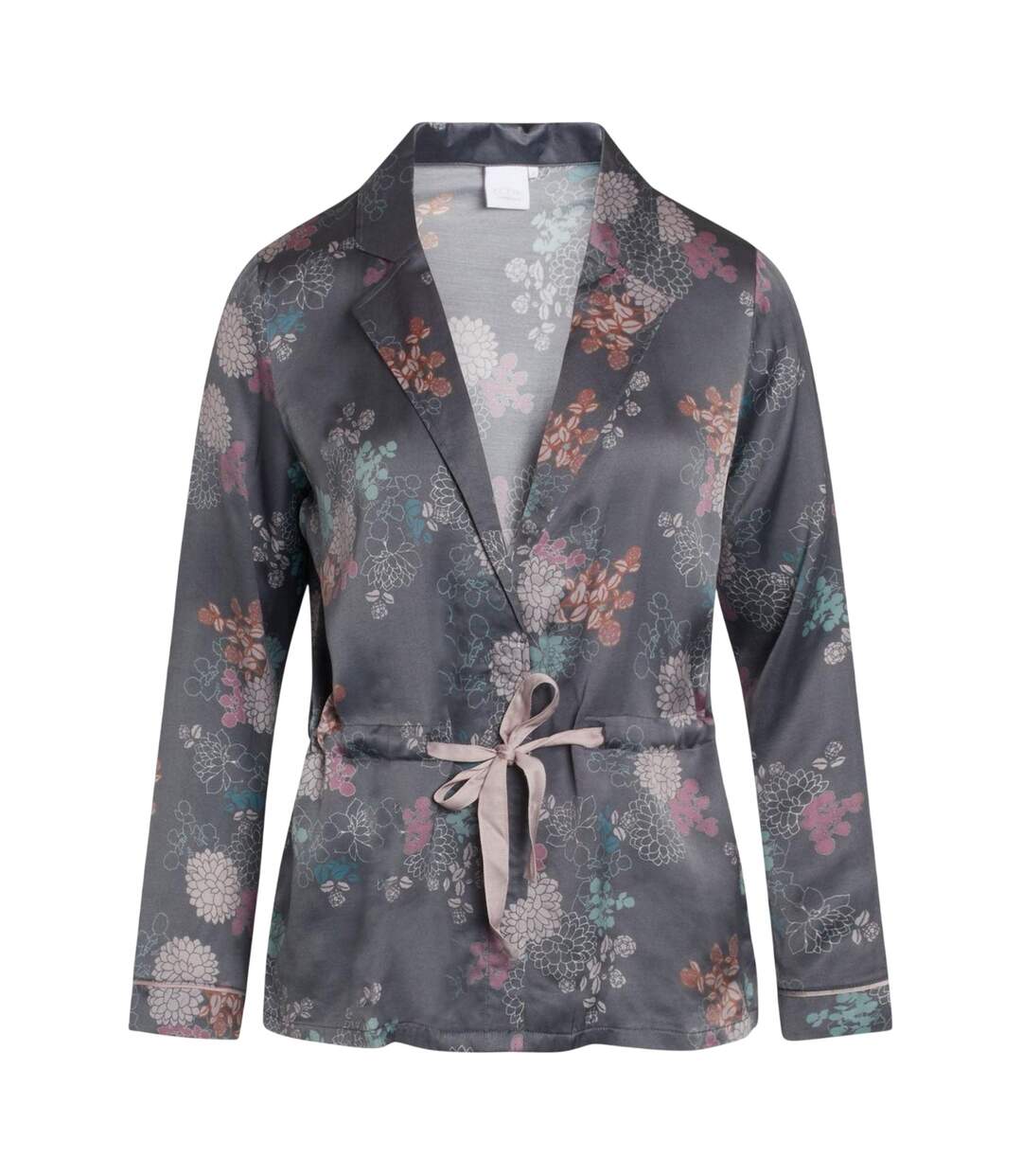 Haut De Pyjama Motif/style Floral Nancy Femme Gris CCDK Copenhagen-2