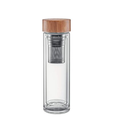 Batumi glass double wall 400ml bottle one size transparent MidOcean