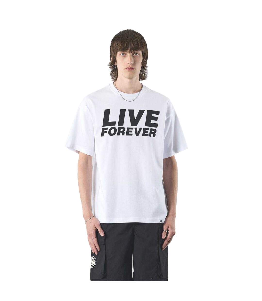 T-shirt Motif/style Tour Porsche Live Forever Homme Blanc Pretty Green-4