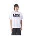 T-shirt Motif/style Tour Porsche Live Forever Homme Blanc Pretty Green-4