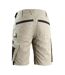 Mens Unique Stuttgart Work Shorts Light Khaki Black Mascot-2