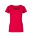 T-shirt Femme Rose Vif X.O By Promodoro-1