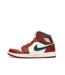Air jordan 1 mid blanche/rouge/noire homme nike-1