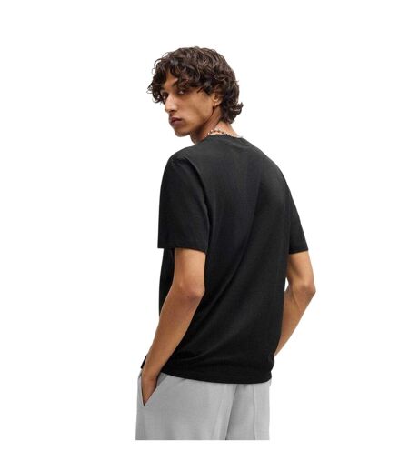 T-shirt Motif/style Imprimé Graphique Homme Noir Hugo