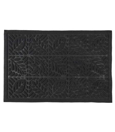 Paillasson Embosse Antidérapant 40x60cm Noir