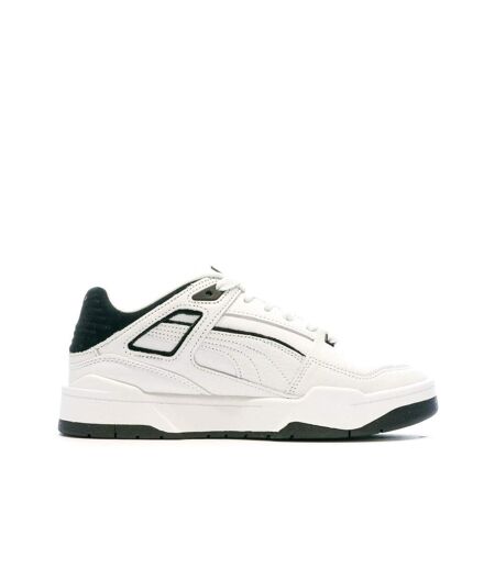 Baskets blanches/noires homme puma slips tream