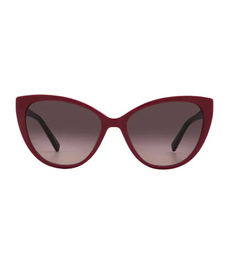 Womens/ladies Cat Eye Sunglasses One Size Cherry Red Moschino