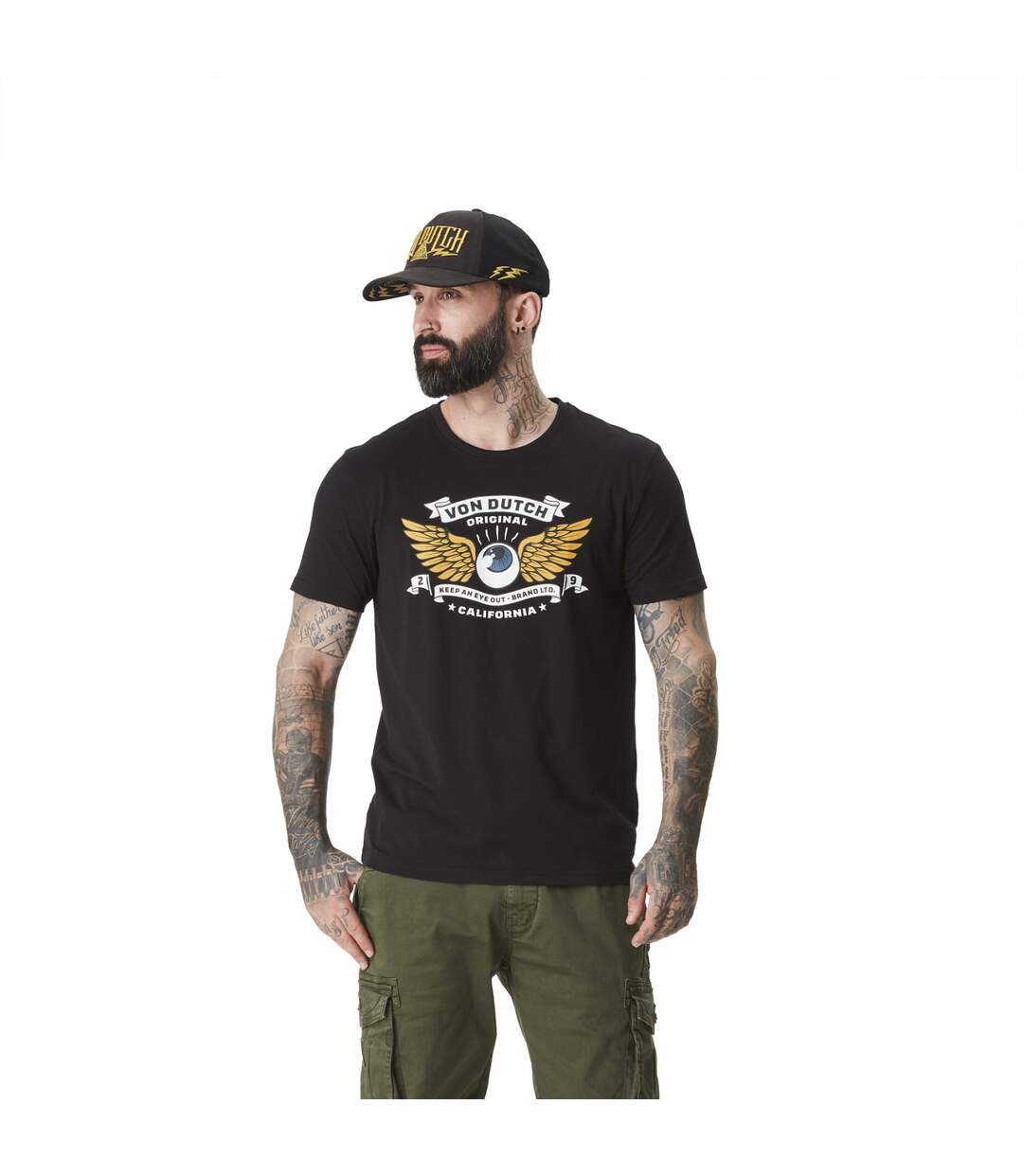 T-shirt homme en jersey avec imprimé Wings Vondutch