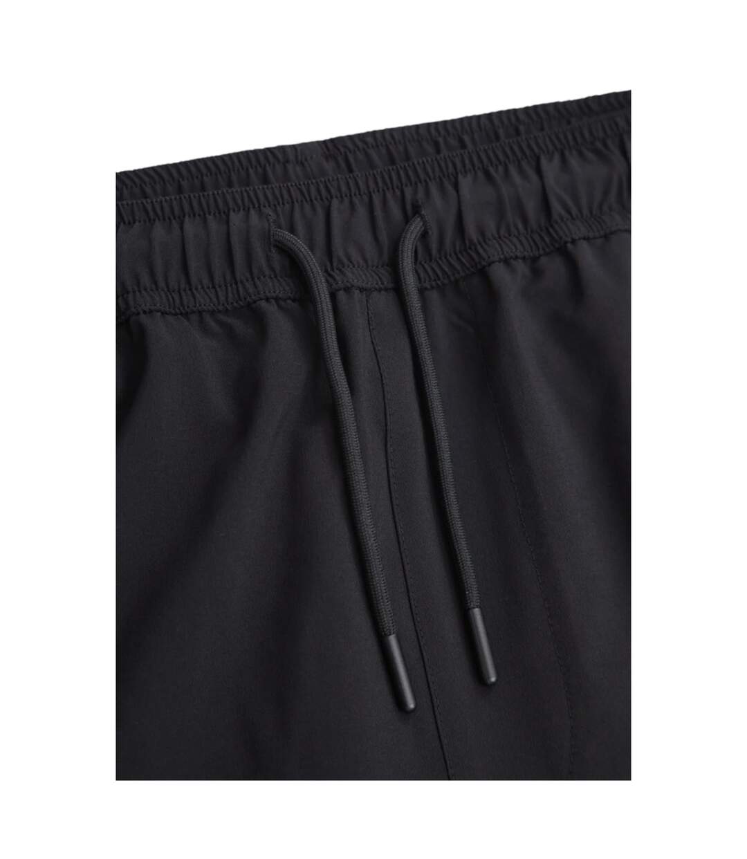 Mens Albie Stretch Active Shorts Black Animal-3