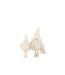 Statuette Déco Père Noël Pochon 47cm Blanc-2