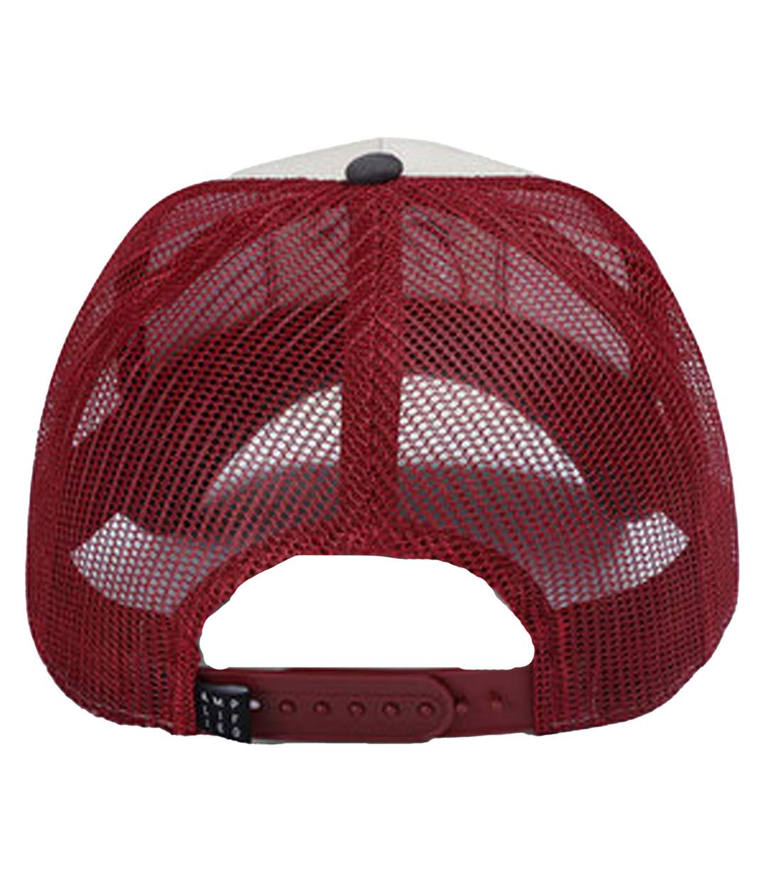 Casquette Trucker Beige Gris Rouge Foncé Amplified-2