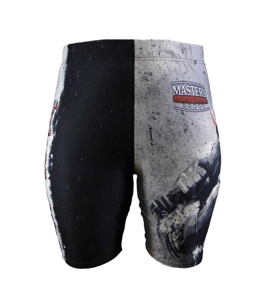 Short Entraînement Stm Warrior Homme Noir Gris Masters-1