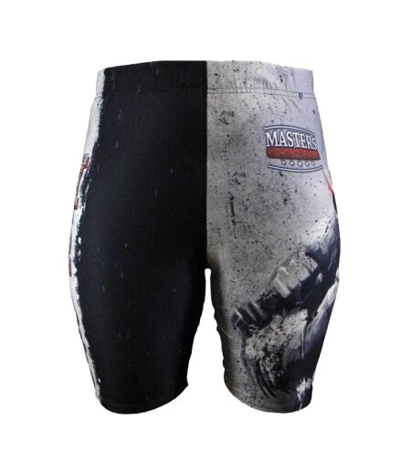 Short Entraînement Stm Warrior Homme Noir Gris Masters