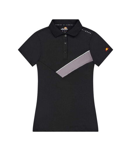Womens/ladies Lotali Polo Shirt Black Ellesse