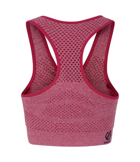 Brassière de sport femme rose baie chiné Dare 2b