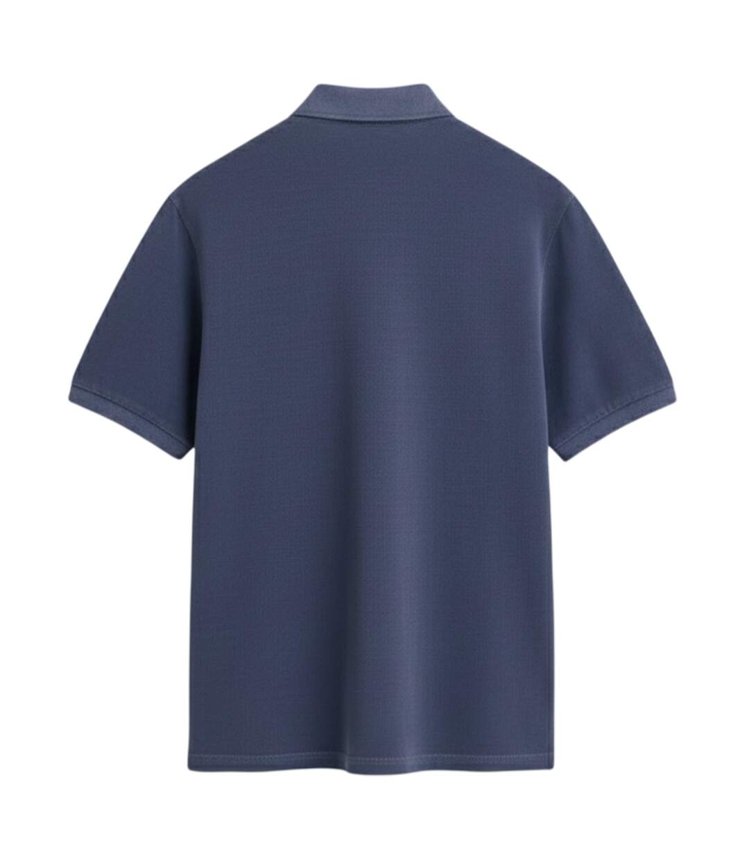 Mens Pique Sun Faded Polo Shirt Navy Gant-3