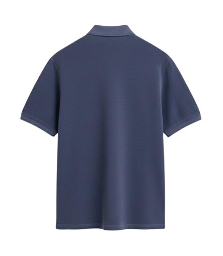Mens Pique Sun Faded Polo Shirt Navy Gant