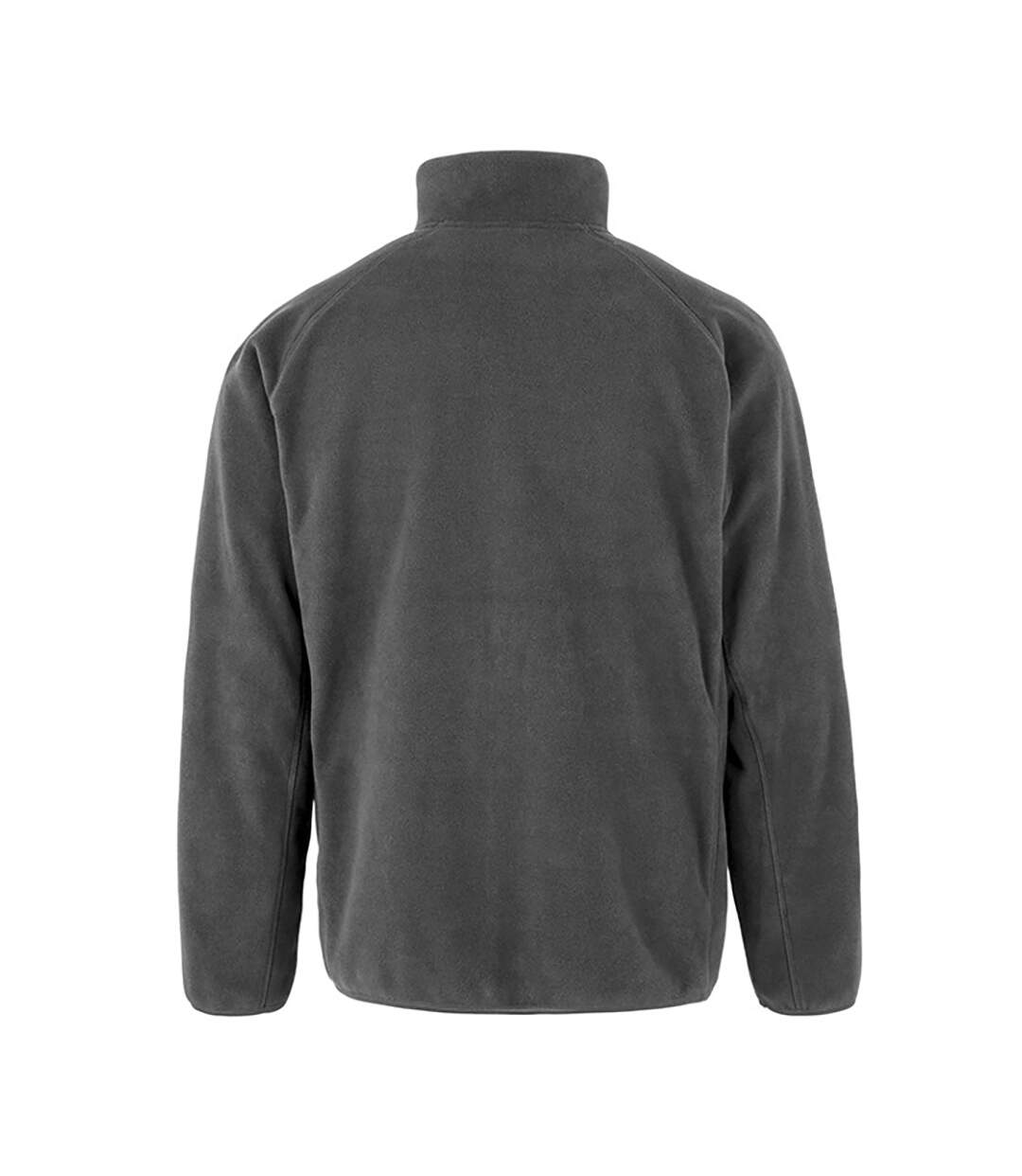 Unisex adult microfleece top grey Result Genuine Recycled-2