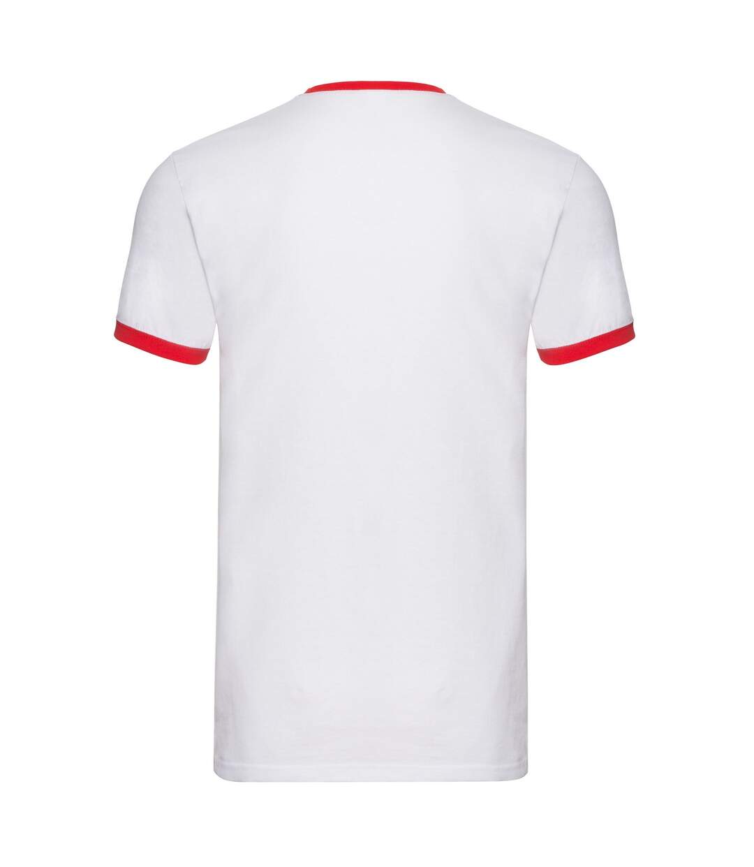 T-shirt homme blanc / rouge Fruit of the Loom-2