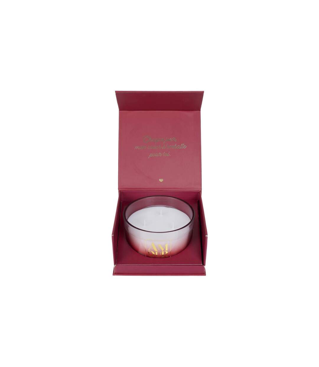 Coffret Bougie Parfumée Amour 270g Rêve Poudré-1