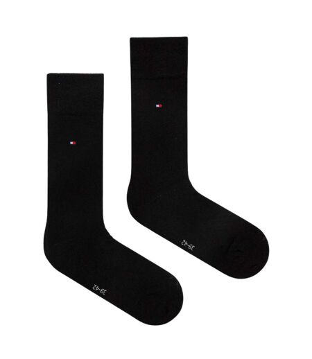 Chaussettes Motif/style Logo Brodé Femme Noir Tommy Hilfiger