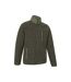 Mens Hayfield Faux Fur Lined Full Zip Fleece Top Khaki Green Mountain Warehouse-4
