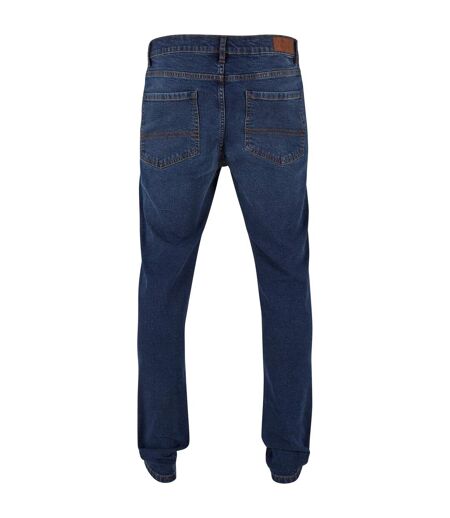 Jean Motif/style Effilé Homme Bleu Foncé Délavé Urban Classics