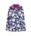 Veste Imperméable Motif/style Fleurs Femme Bleu Marine Rose Jaune Lazy Jacks-1
