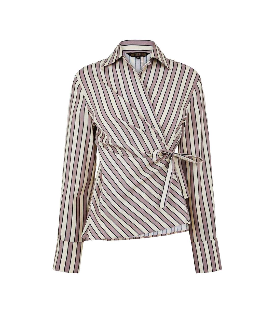 Chemise Motif/style Rayé Femme Marron Biba-2