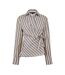 Chemise Motif/style Rayé Femme Marron Biba-2