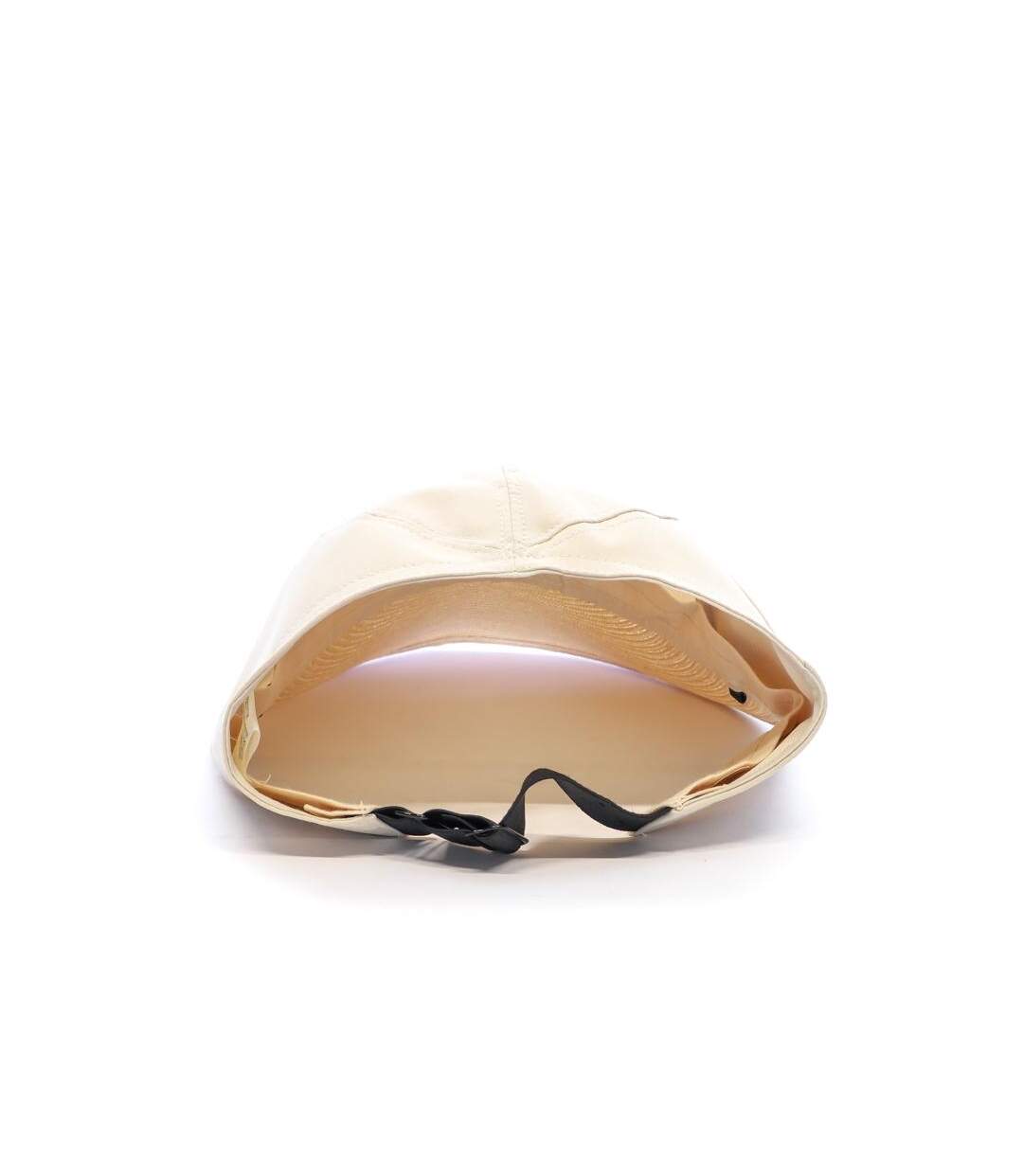 Chapeau visière beige femme via lorenzo naturel-2